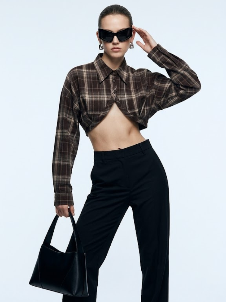 Crop Top Shirt Woman BYMANYC ® New York BOWERY GRUNGE - New Collection
