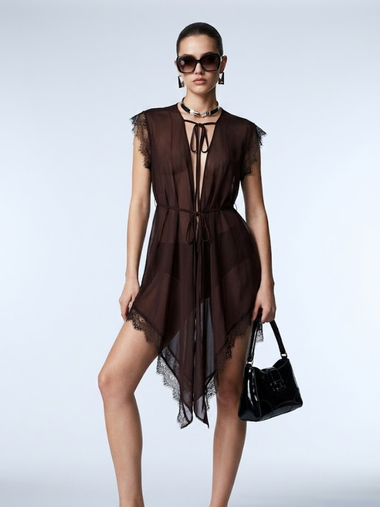 Women's Top Sheer Lace BYMANYC ® New York SOHO SHEER LACE TUNIC - New Collection