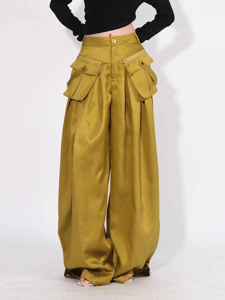 Patchwork Pocket Pants, Dumbo | Women - BYMANYC ® New York - BYMANYC ® New York  