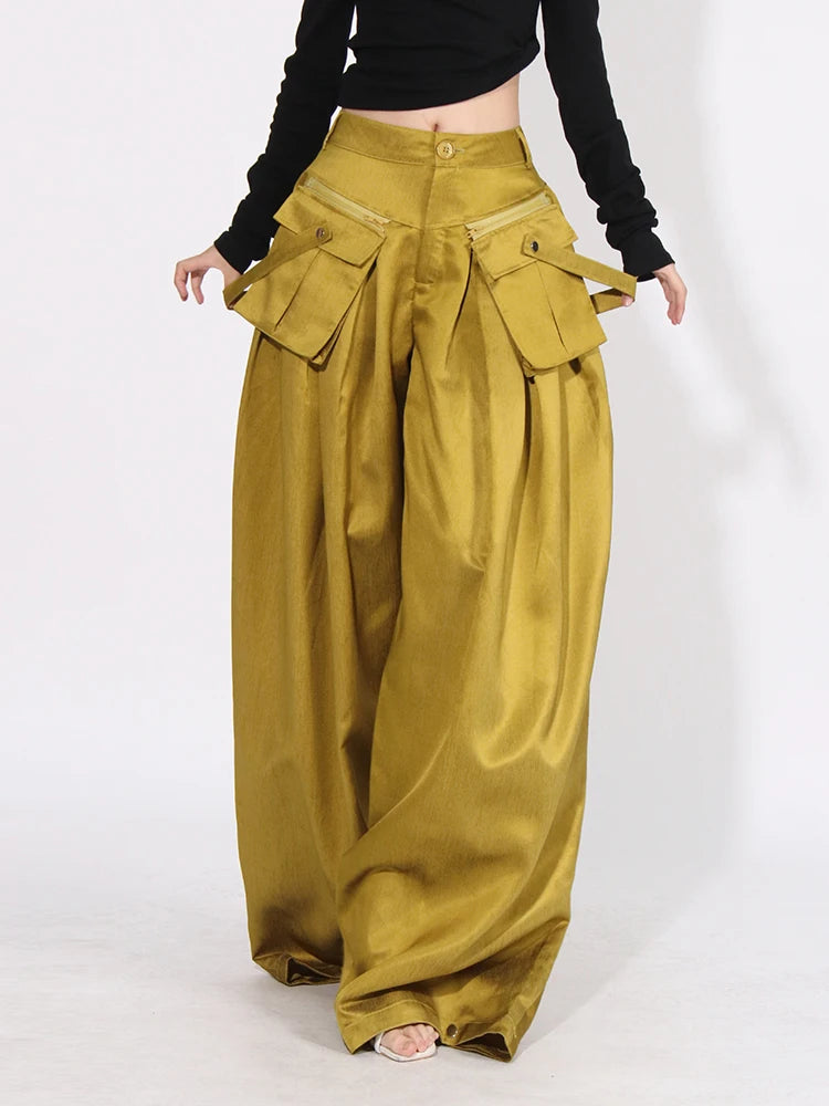 Patchwork Pocket Pants, Dumbo | Women - BYMANYC ® New York - BYMANYC ® New York  