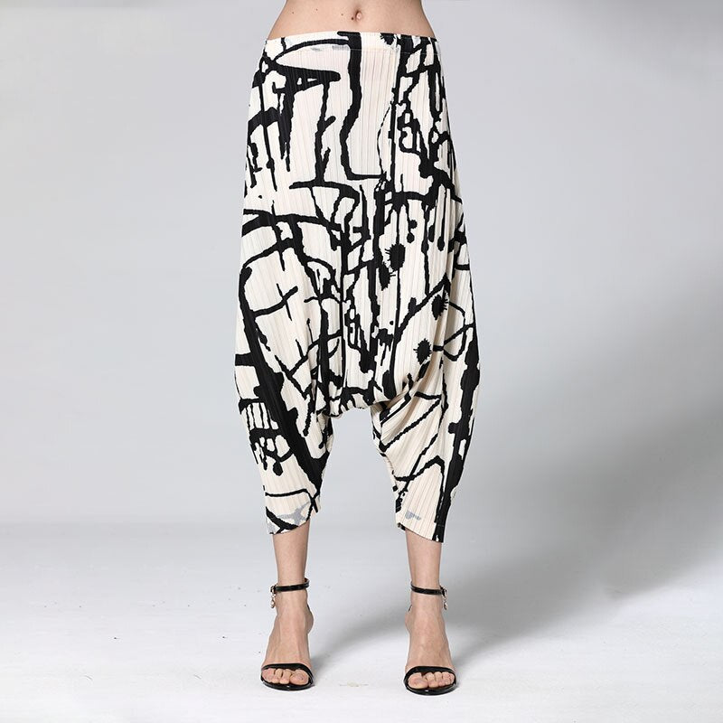 Pleated Harem Pants, The Village | Women - BYMANYC ® New York - BYMANYC ® New York  