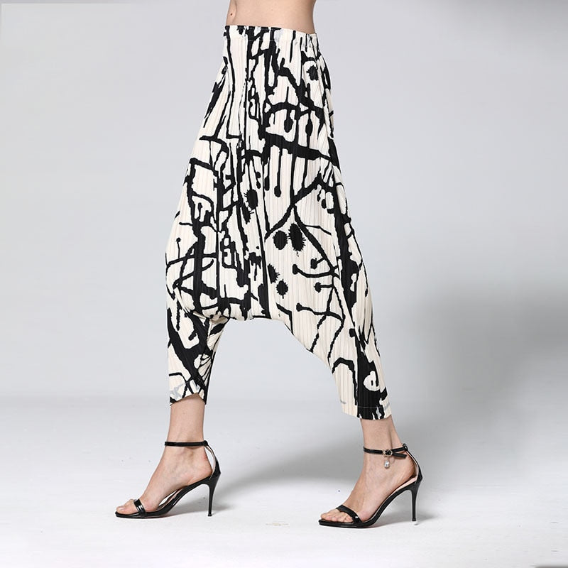 Pleated Harem Pants, The Village | Women - BYMANYC ® New York - BYMANYC ® New York  