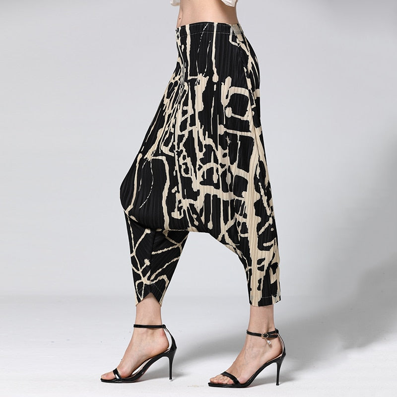 Pleated Harem Pants, The Village | Women - BYMANYC ® New York - BYMANYC ® New York  