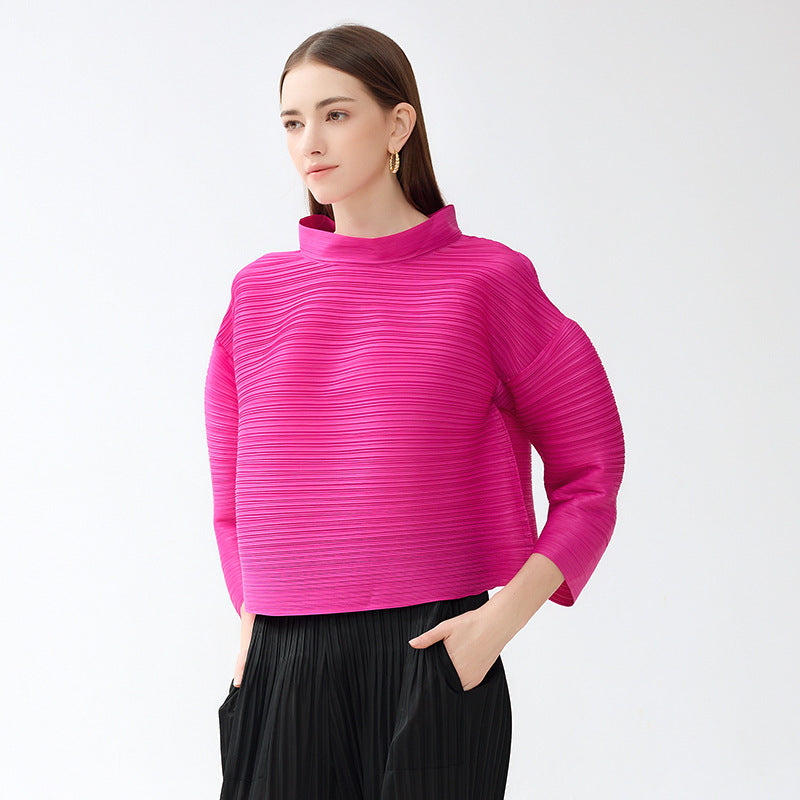 Pleated Sleeve T-Shirt, Brooklyn Heights | Women - BYMANYC ® New York - BYMANYC ® New York  