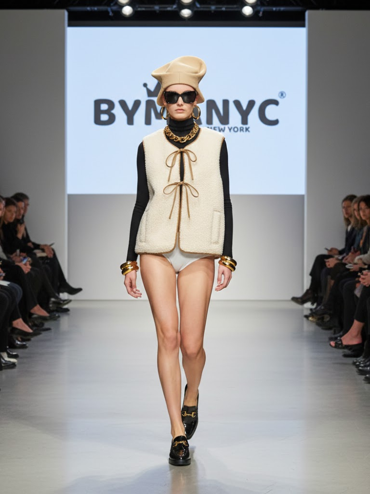  Plush Shearling-Style Eco-Vest • TRIBECA New Collection BYMANYC ® New York  NYC Wholesale Boutique Inventory - No MOQ & Ready to Ship