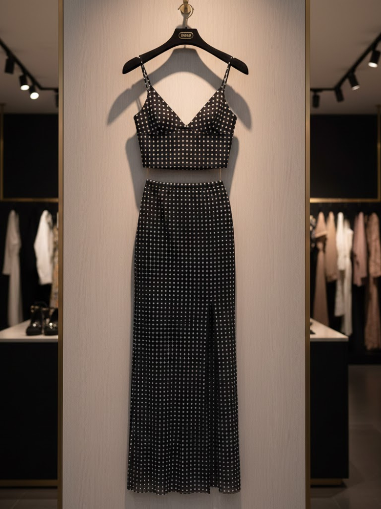  Polka Dot Mesh Set • SOHO New Collection BYMANYC ® New York  NYC Wholesale Boutique Inventory - No MOQ & Ready to Ship