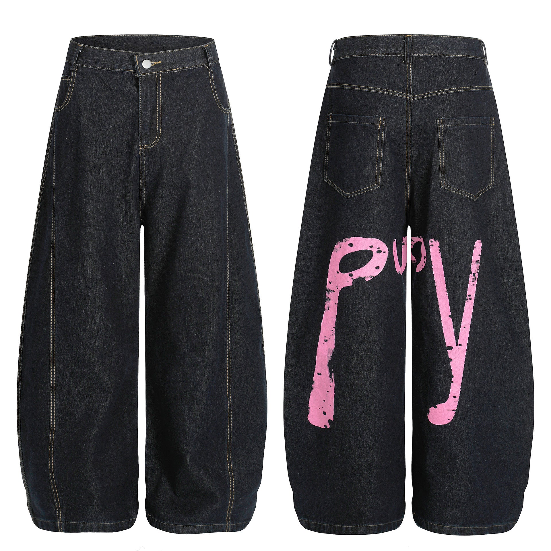 Printed Tapered Jeans, Bushwick | Men - BYMANYC ® New York - BYMANYC ® New York  