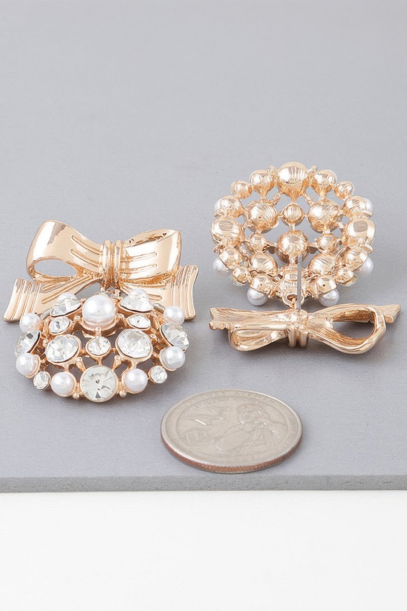  ROCKEFELLER CENTER Bejeweled Ribbon Earrings: BYMANYC ® New York  NYC Wholesale Boutique Inventory - No MOQ & Ready to Ship