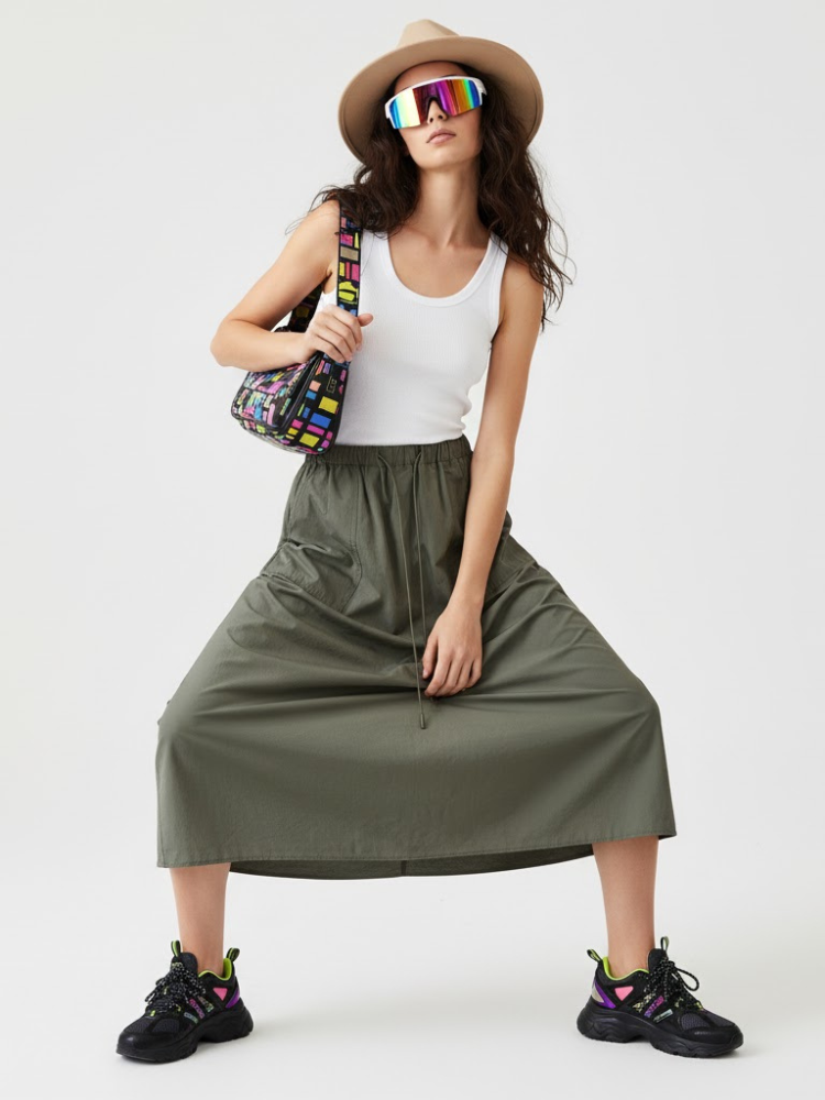  ROOSEVELT ISLAND Women's Skirt VOGUE Collection BYMANYC ® New York  NYC Wholesale Boutique Inventory - No MOQ & Ready to Ship