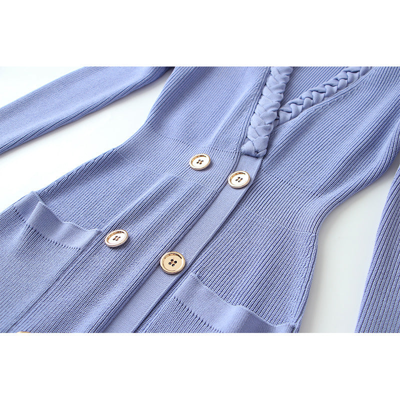  Retro Knitted Hepburn Dress For Women, Greenwich Village, BYMANYC New York.  NYC Wholesale Boutique Inventory - No MOQ & Ready to Ship