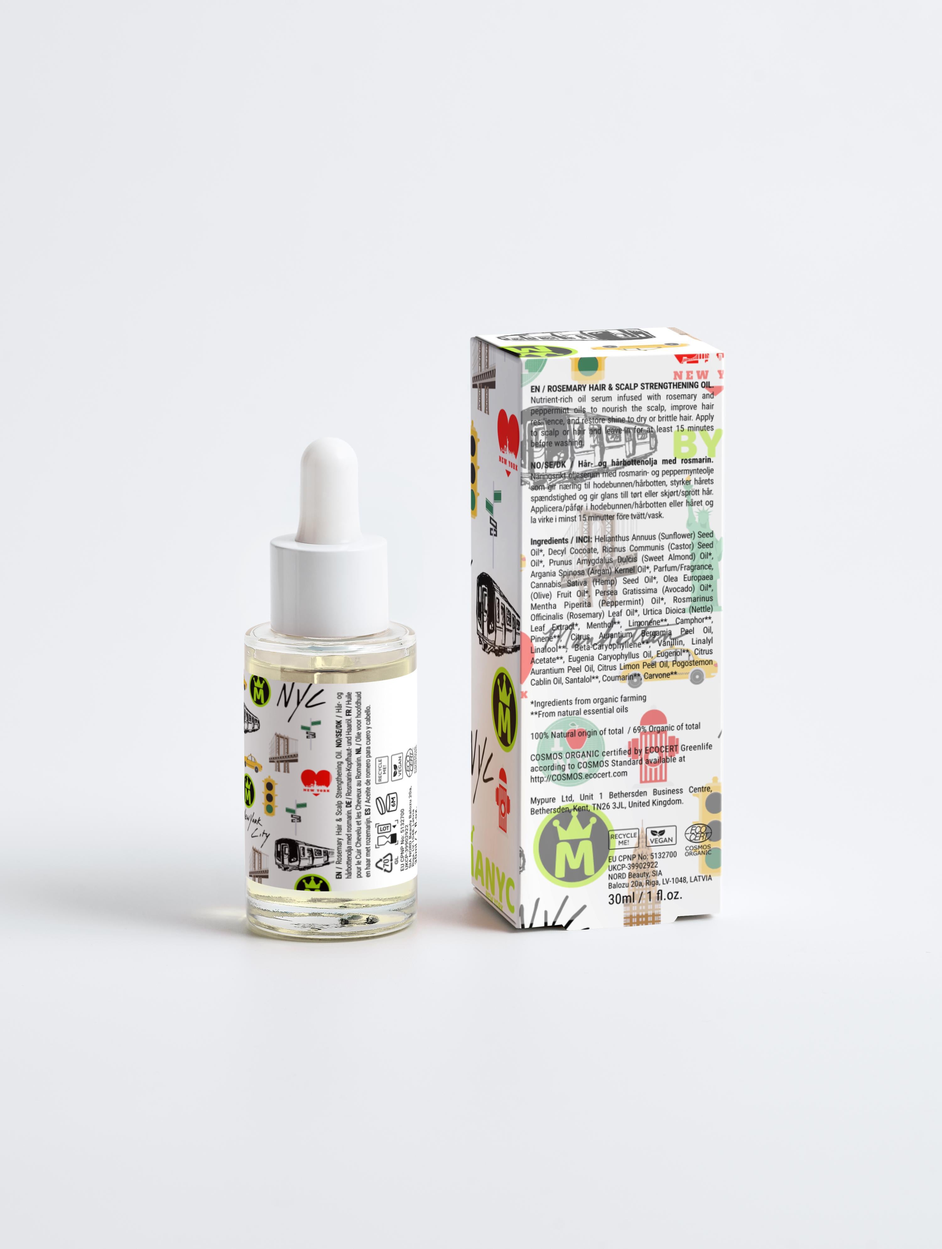 Rosemary Hair & Scalp Strengthening Oil BYMANYC ® New York – Superior Nourishment and Shine - BYMANYC ® New York  