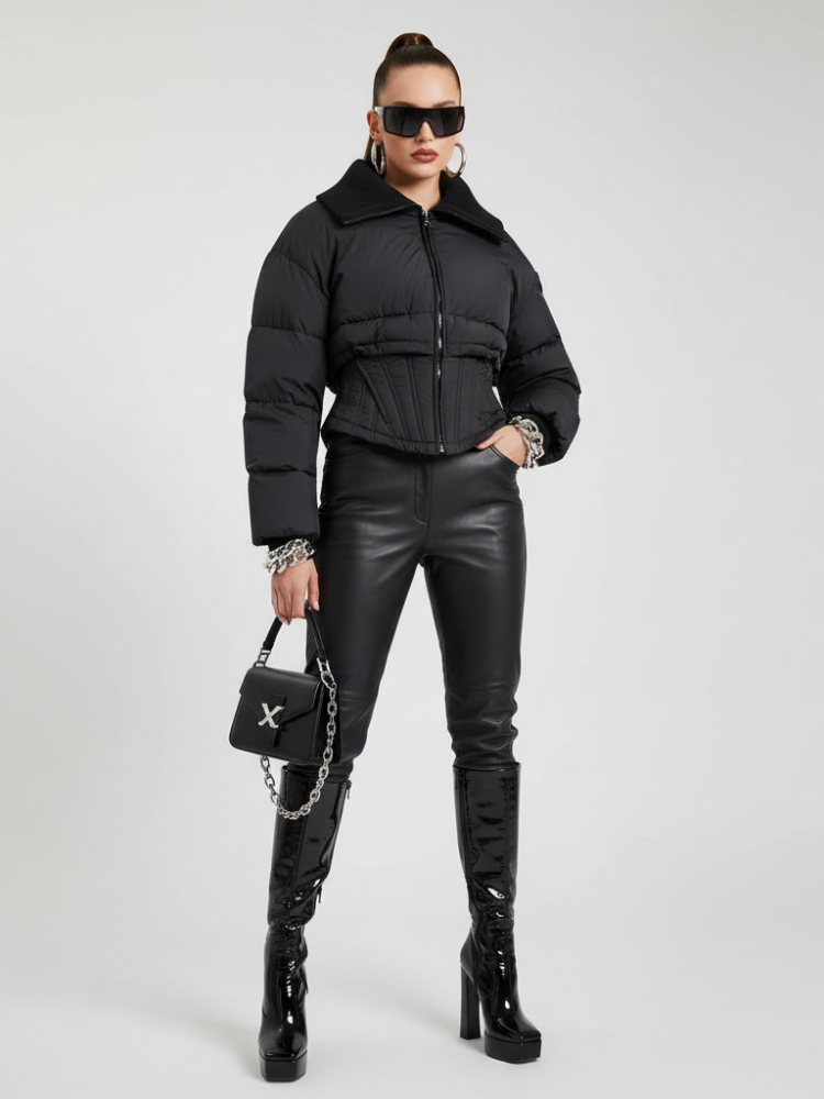  SOHO Quilted Bomber Jacket BYMANYC ® New York  NYC Wholesale Boutique Inventory - No MOQ & Ready to Ship
