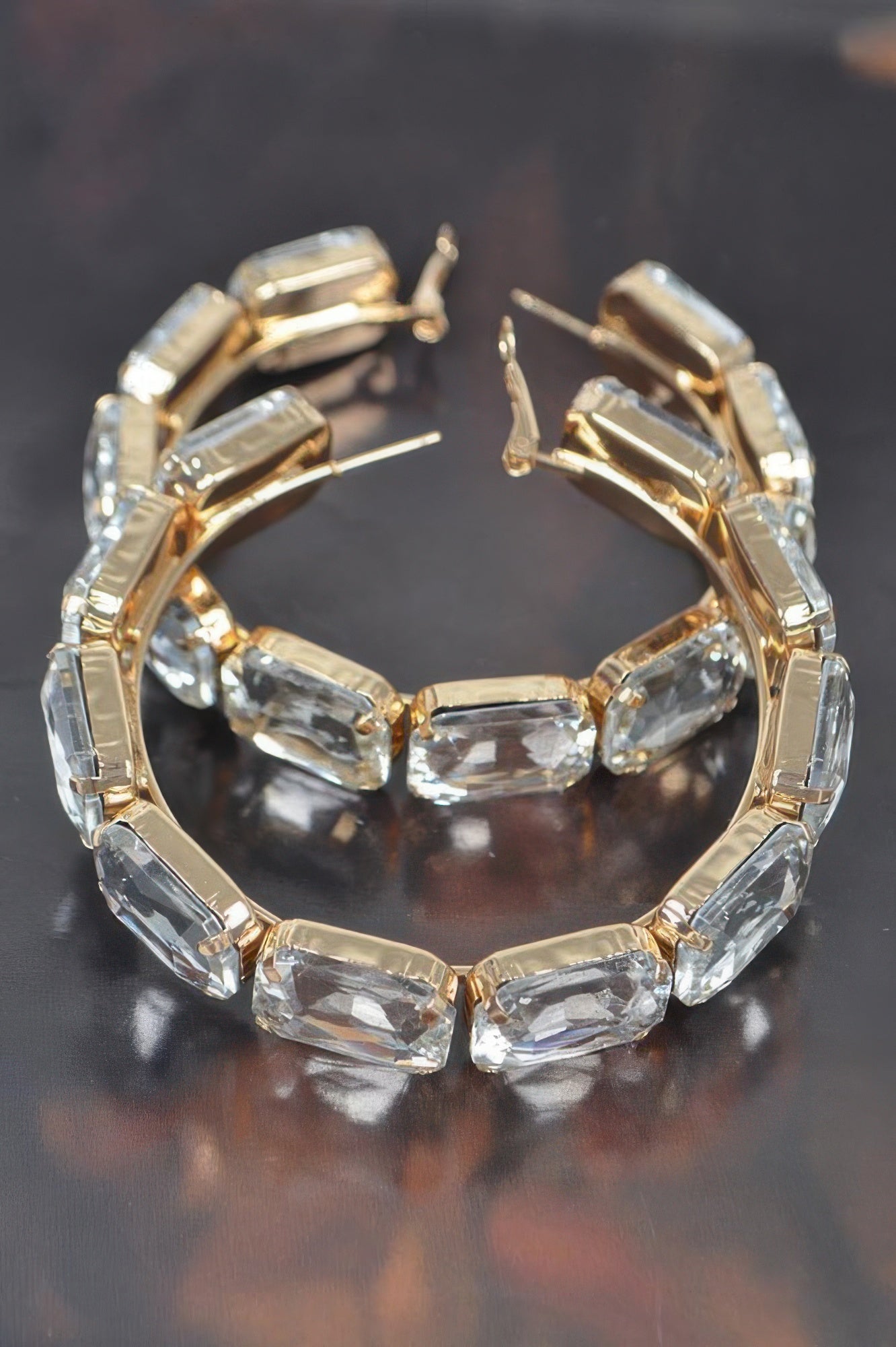  ST. MARKS Multicolor Stone Hoop Earrings: NYFW BYMANYC ® New York  NYC Wholesale Boutique Inventory - No MOQ & Ready to Ship