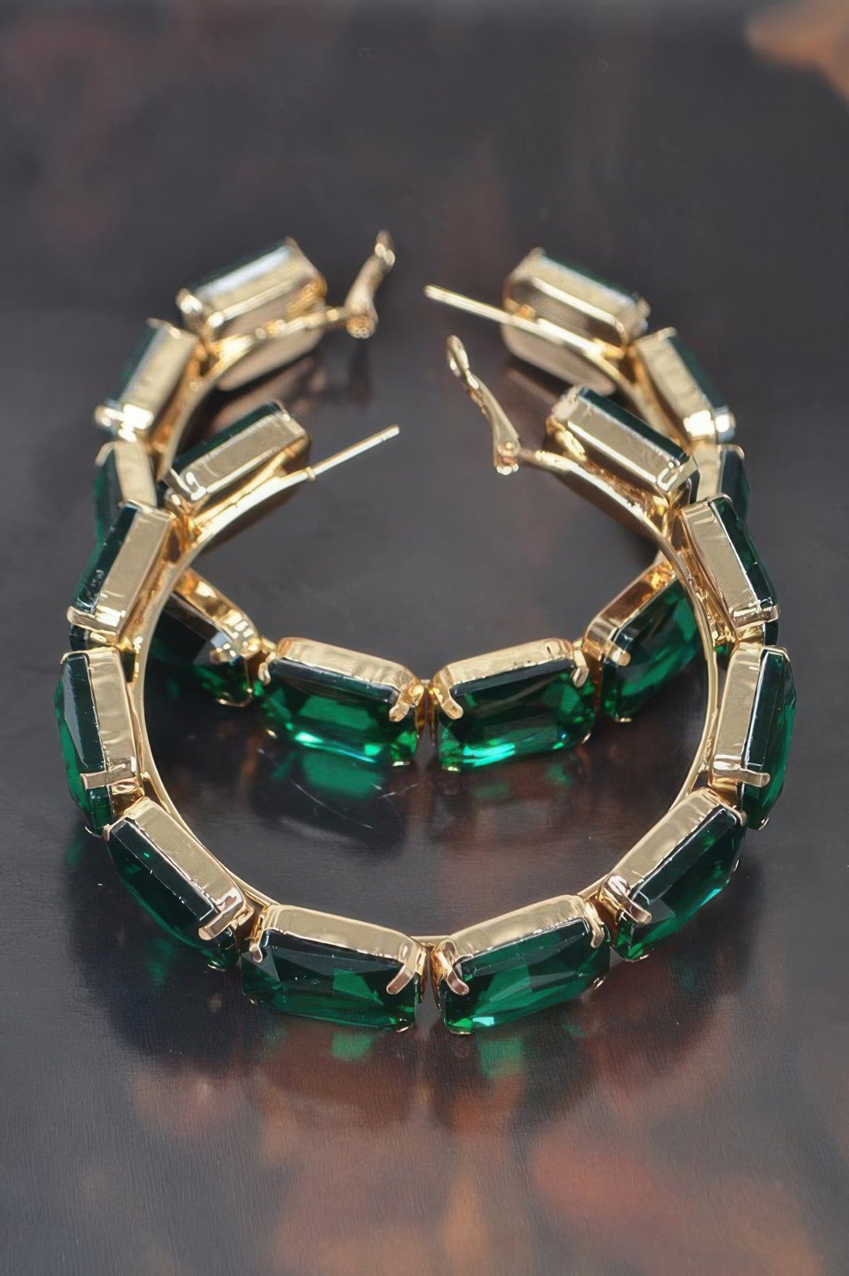  ST. MARKS Multicolor Stone Hoop Earrings: NYFW BYMANYC ® New York  NYC Wholesale Boutique Inventory - No MOQ & Ready to Ship