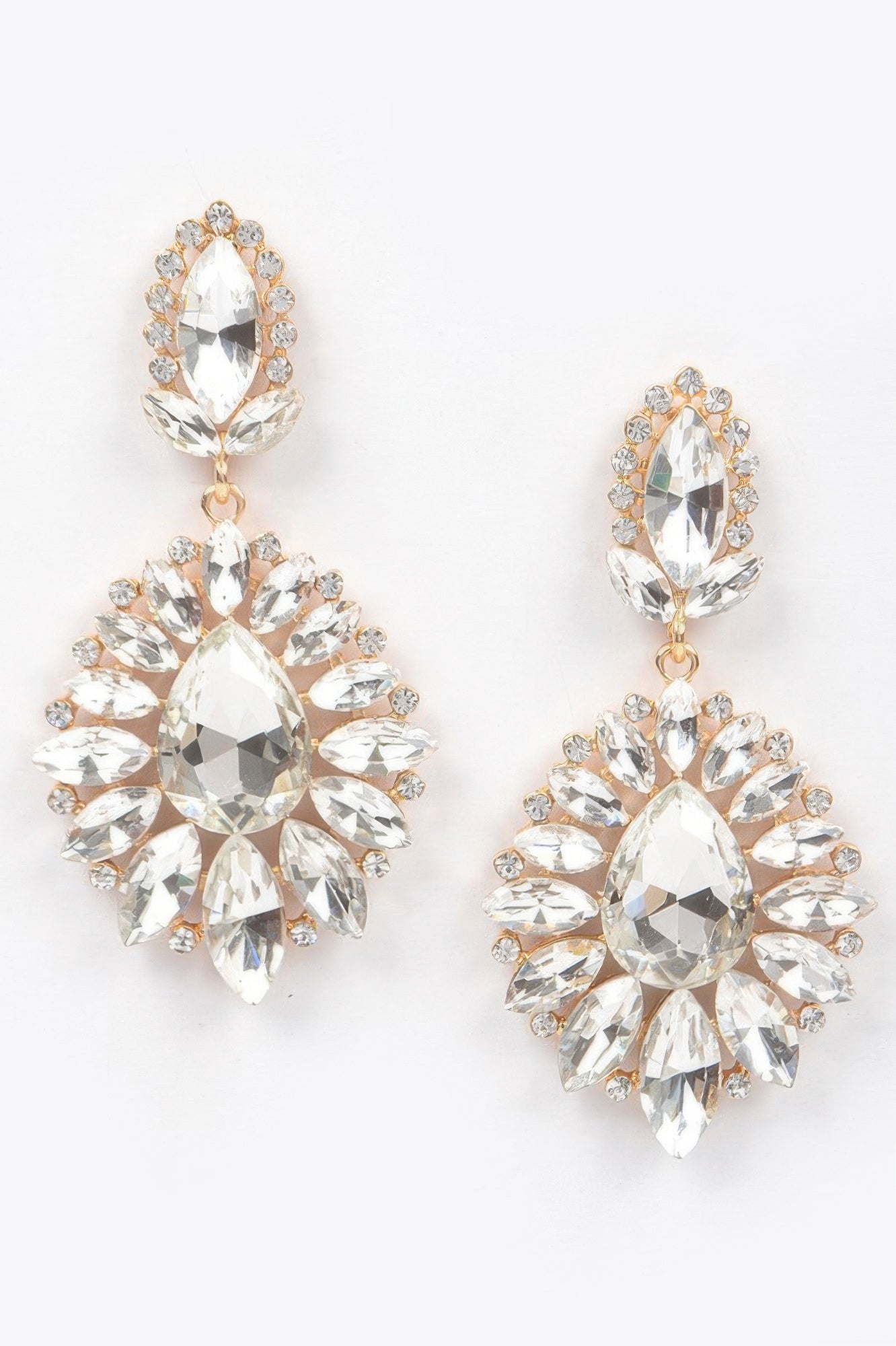  STARDUST Rhinestone Dangle Earring - New Collection Los Angeles - BYMANYC ® New York  NYC Wholesale Boutique Inventory - No MOQ & Ready to Ship