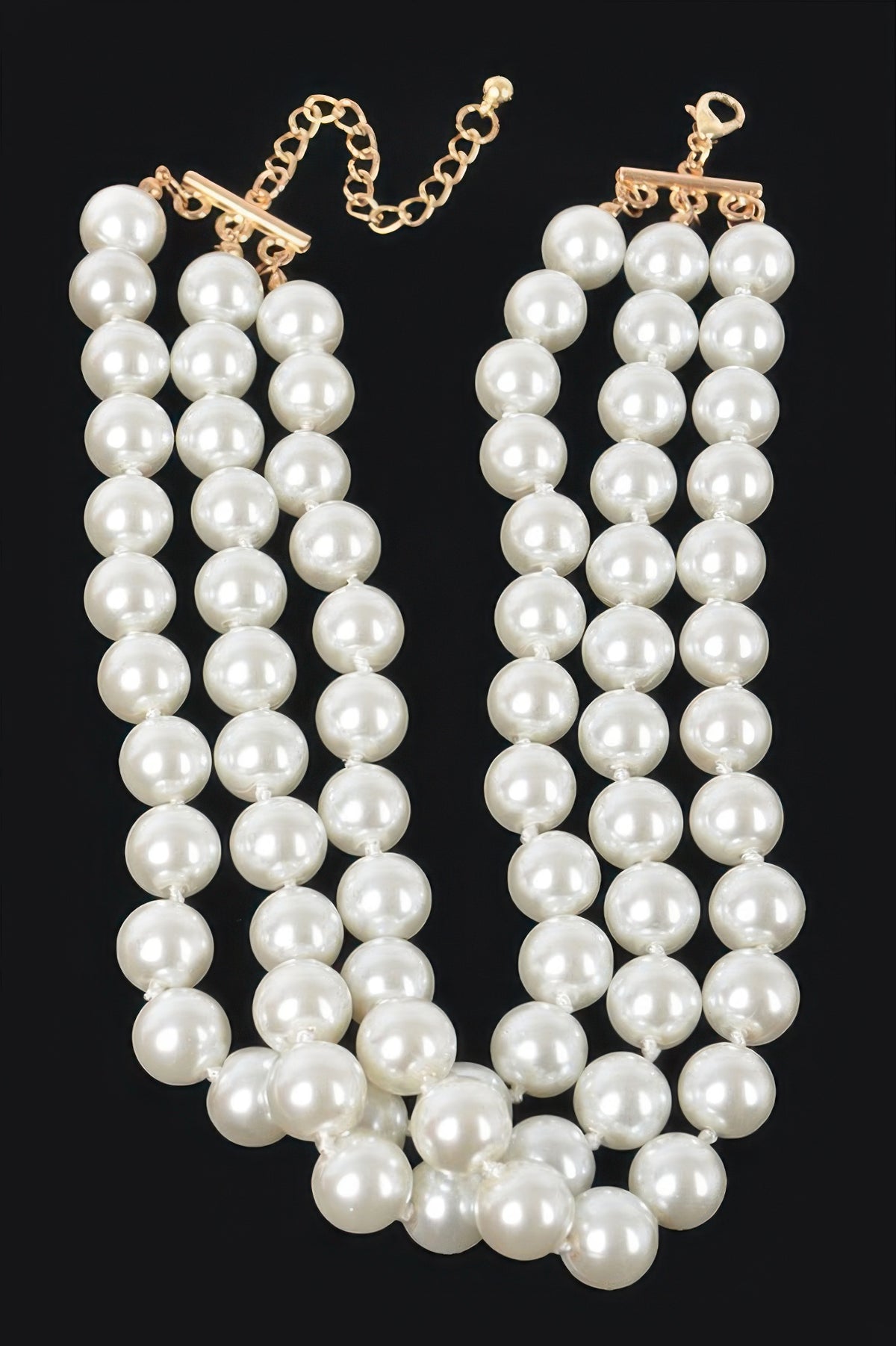  SUTTON PLACE Faux Pearl Necklace & Earring Set: BYMANYC ® New York  NYC Wholesale Boutique Inventory - No MOQ & Ready to Ship