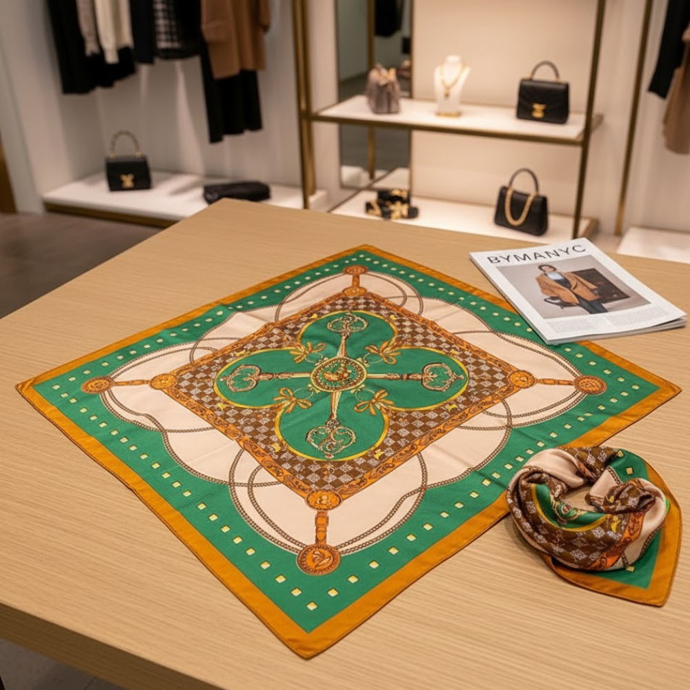 Scarf MANHATTAN GRID Metropolitan Collection BYMANYC ® New York - BYMANYC ® New York  