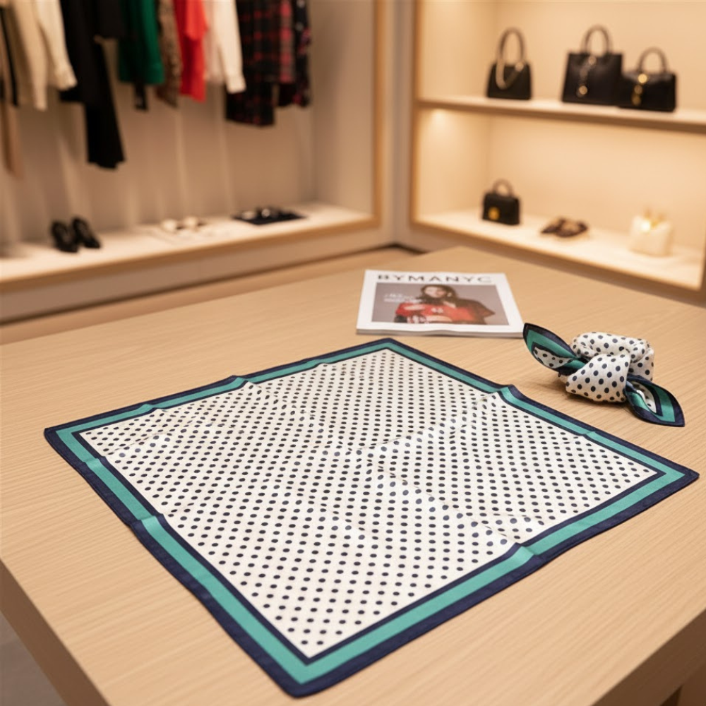  Scarf POLKA CHIC Metropolitan Collection BYMANYC ® New York  NYC Wholesale Boutique Inventory - No MOQ & Ready to Ship