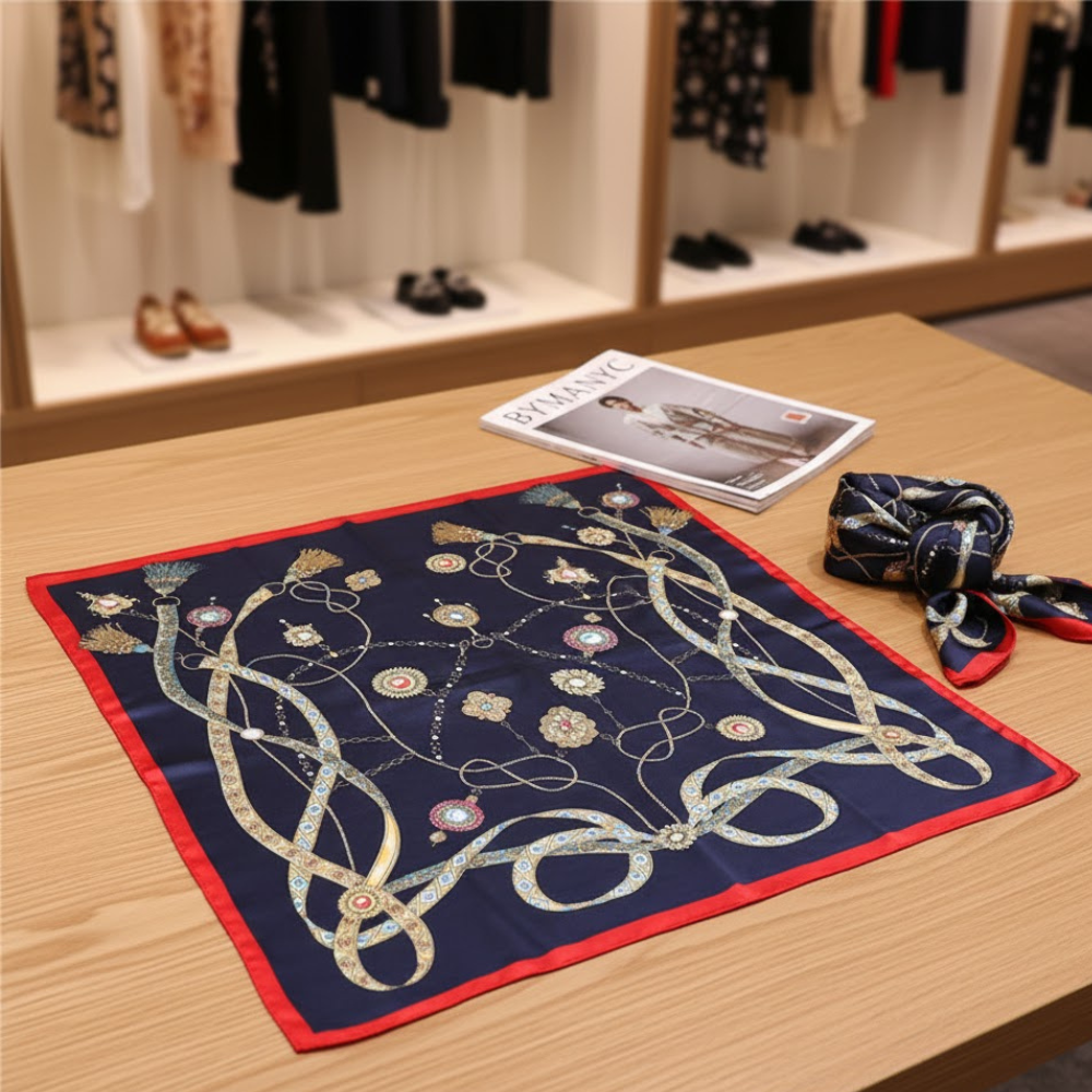 Scarf CHAIN LINK LUXE Metropolitan Collection BYMANYC ® New York