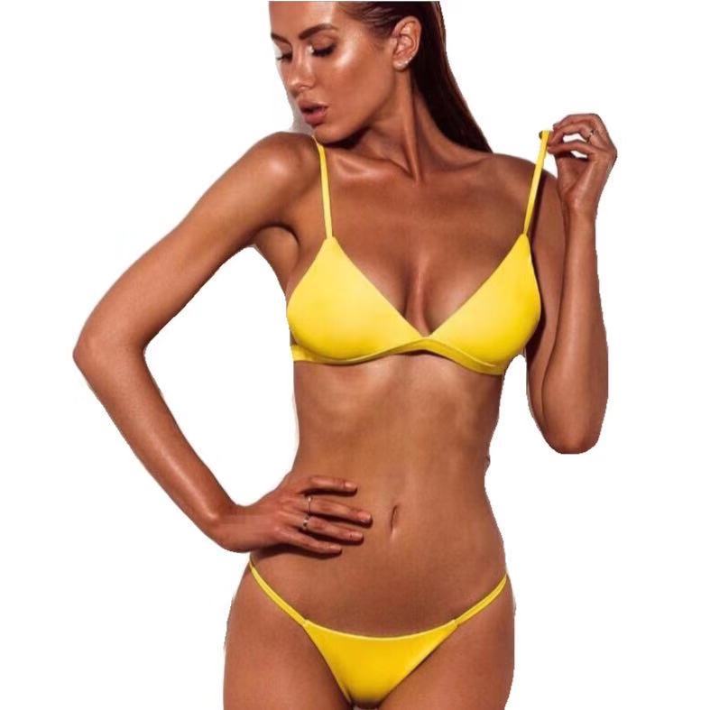 Sexy Solid Color Bikini For Women, Times Square, BYMANYC New York. - BYMANYC ® New York  