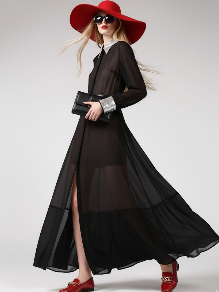 Silver Eclipse Maxi • SOHO New Collection BYMANYC ® New York