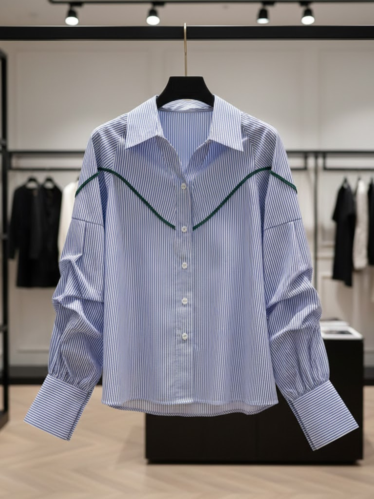  Skyline Striped Shirt • SOHO New Collection BYMANYC ® New York  NYC Wholesale Boutique Inventory - No MOQ & Ready to Ship