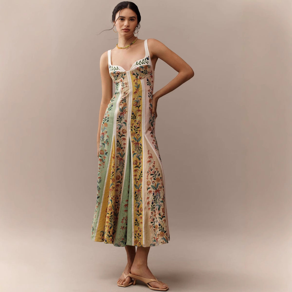 Strapless Floral Dress, The Hamptons | Women - BYMANYC ® New York - BYMANYC ® New York  