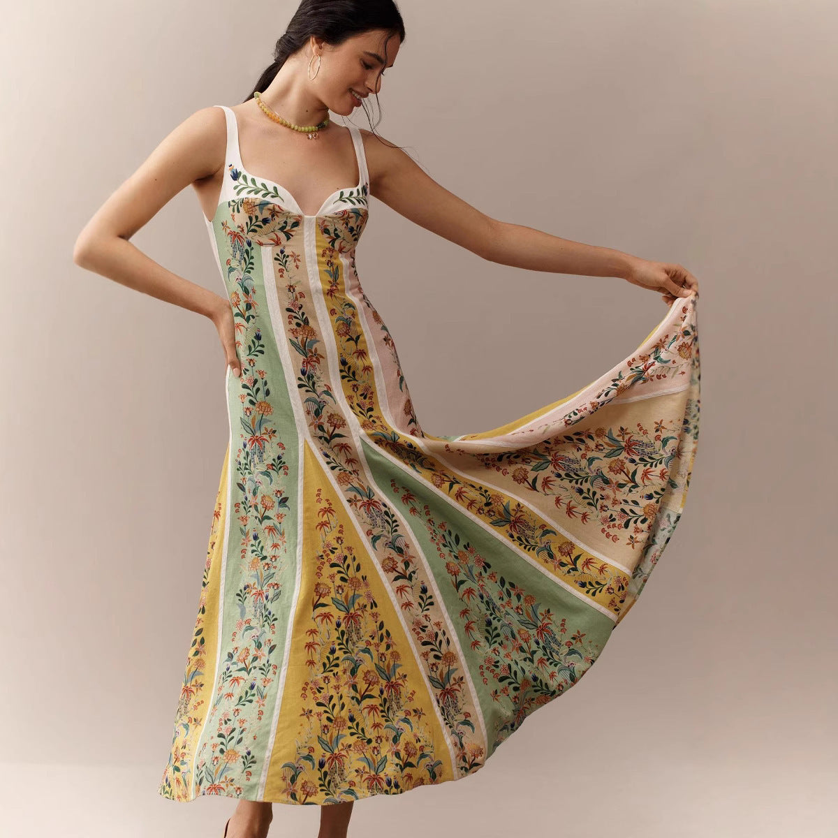 Strapless Floral Dress, The Hamptons | Women - BYMANYC ® New York - BYMANYC ® New York  