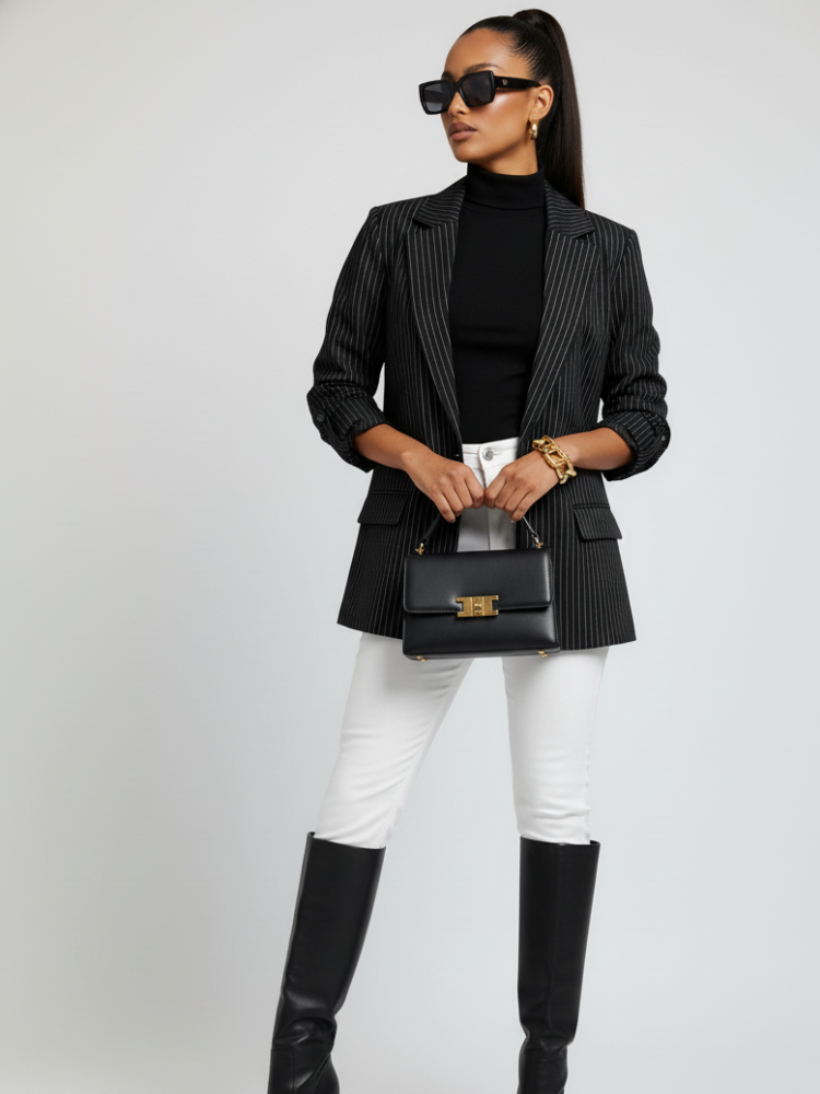 Striped Blazer, Soho | Women - BYMANYC ® New York - BYMANYC ® New York  