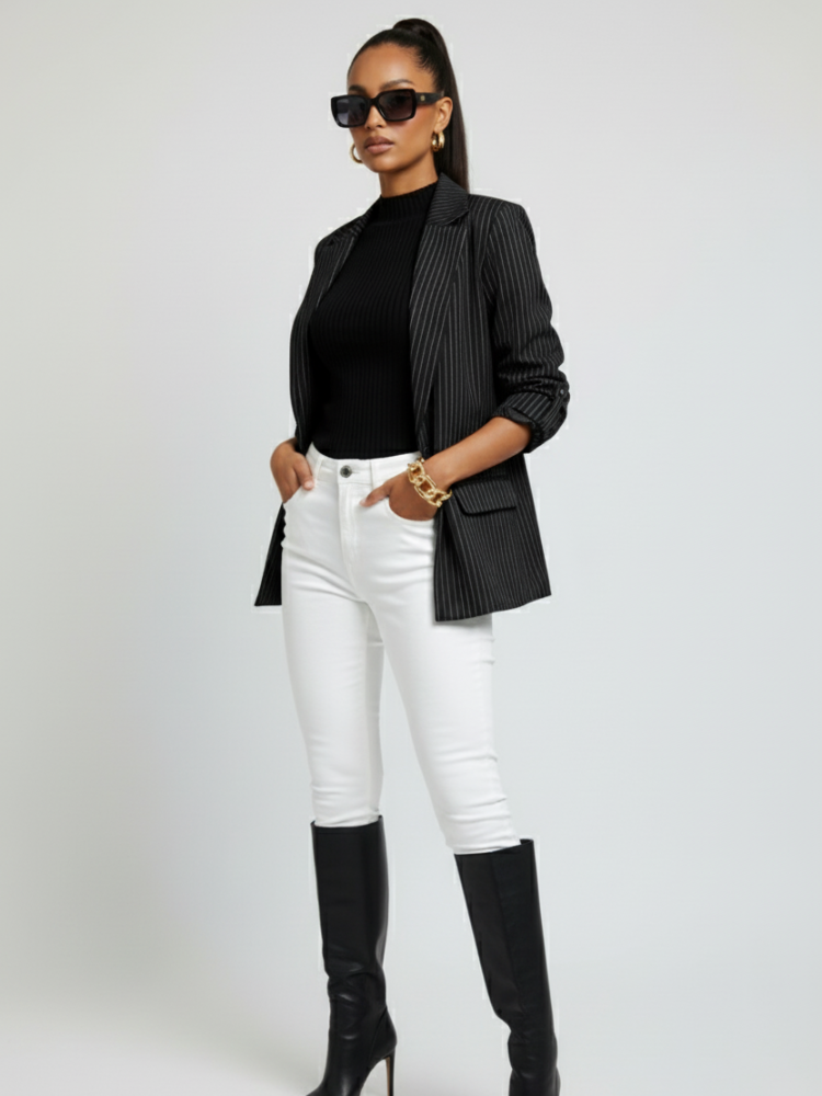 Striped Blazer, Soho | Women - BYMANYC ® New York - BYMANYC ® New York  