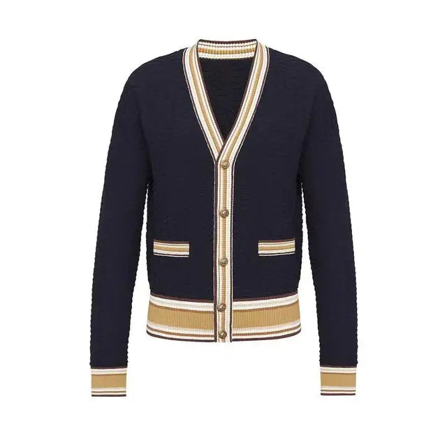 Striped Knit Cardigan, Greenwich Village | Women - BYMANYC ® New York - BYMANYC ® New York  