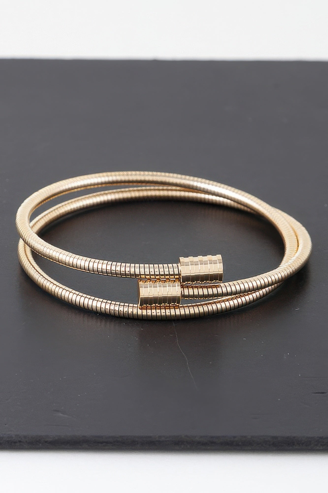  THE HIGHLINE Coil Wrapped Statement Bracelet: BYMANYC ® New York  NYC Wholesale Boutique Inventory - No MOQ & Ready to Ship