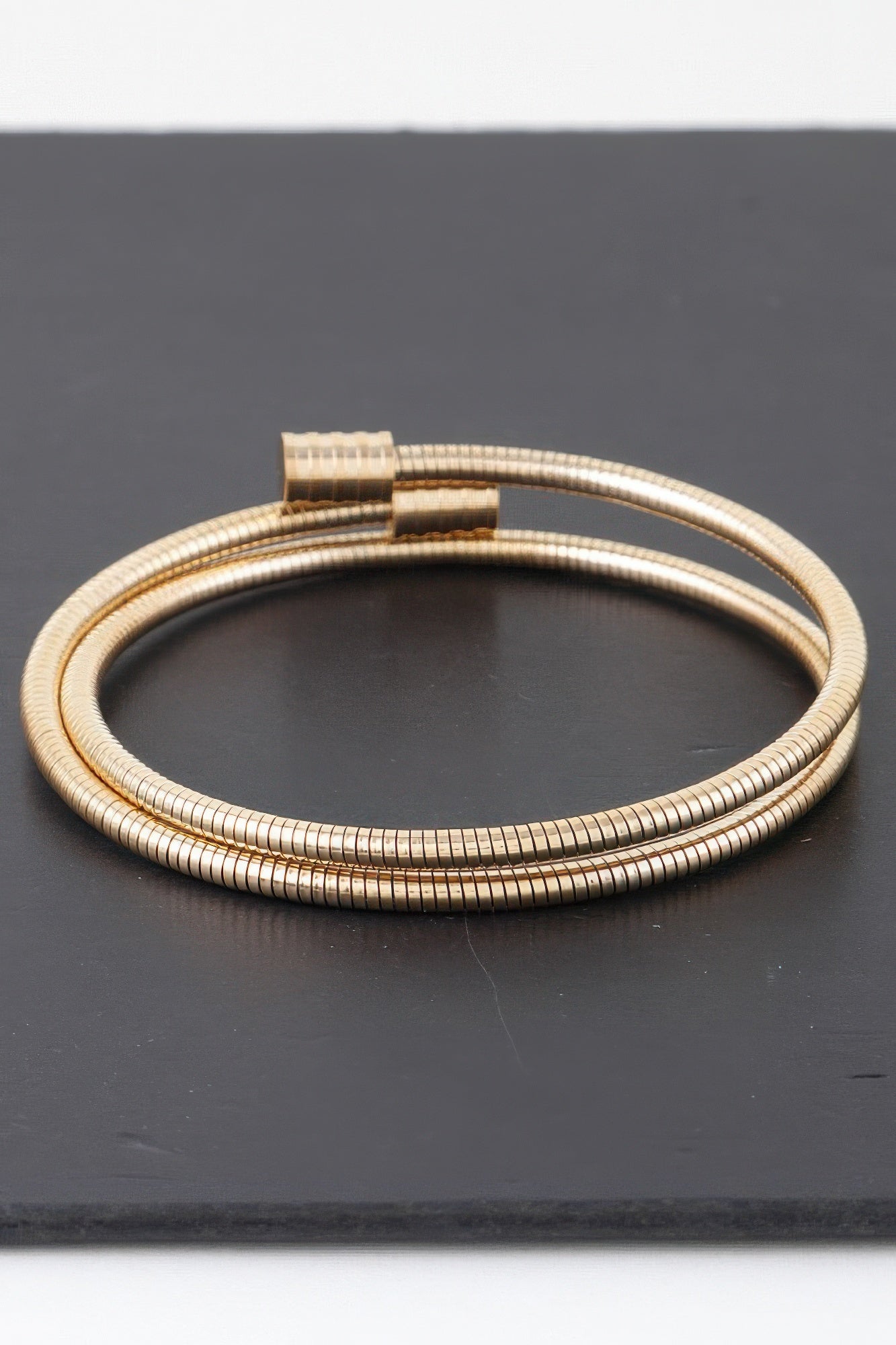  THE HIGHLINE Coil Wrapped Statement Bracelet: BYMANYC ® New York  NYC Wholesale Boutique Inventory - No MOQ & Ready to Ship