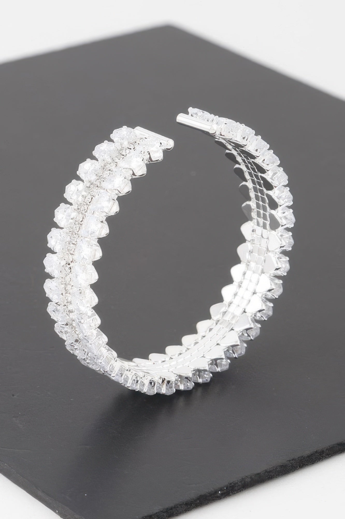  THE VESSEL Double Jeweled Cuff Bracelet: NYFW BYMANYC ® New York  NYC Wholesale Boutique Inventory - No MOQ & Ready to Ship