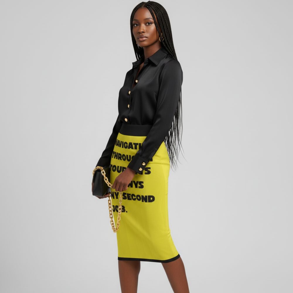  TIMES SQUARE Pencil Skirt BYMANYC® New York  NYC Wholesale Boutique Inventory - No MOQ & Ready to Ship