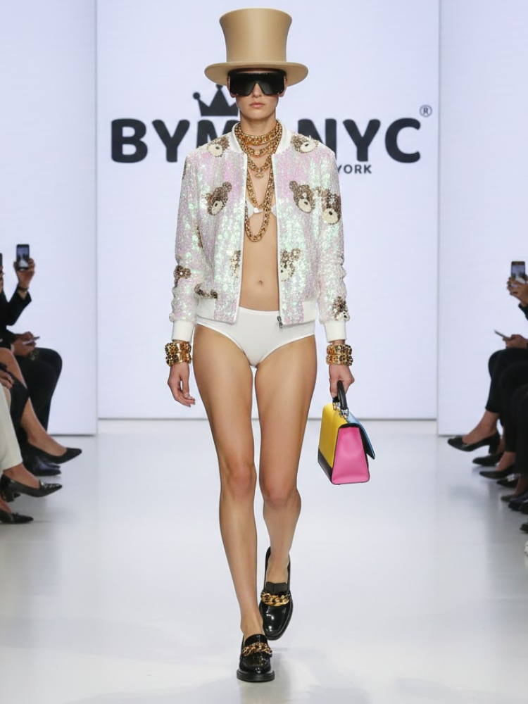  Teddy Pop-Art Sequin Bomber • CARNEGIE New Collection BYMANYC ® New York  NYC Wholesale Boutique Inventory - No MOQ & Ready to Ship