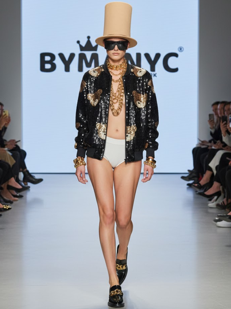  Teddy Pop-Art Sequin Bomber • CARNEGIE New Collection BYMANYC ® New York  NYC Wholesale Boutique Inventory - No MOQ & Ready to Ship