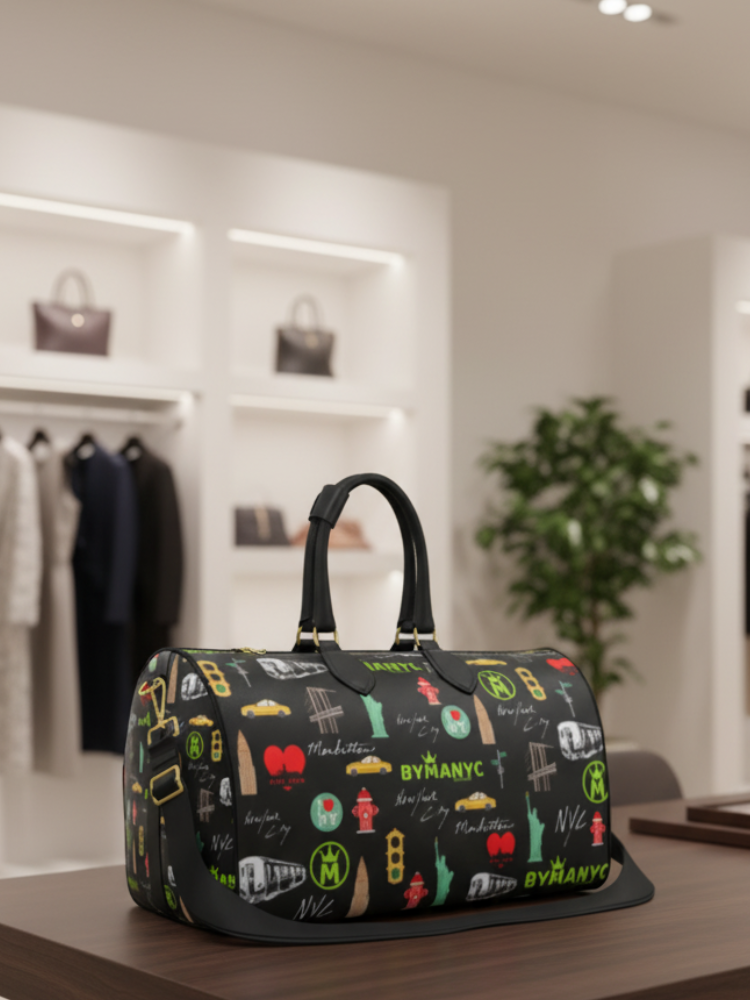  Tote Bag CITYSCAPE – BYMANYC ® New York Eco Vegan Handbag  NYC Wholesale Boutique Inventory - No MOQ & Ready to Ship