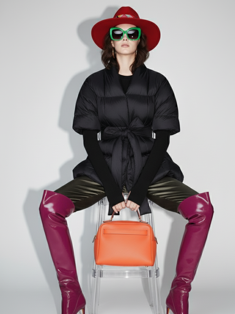 Tribeca Pleated Puffer Jacket BYMANYC ® New York - BYMANYC ® New York  