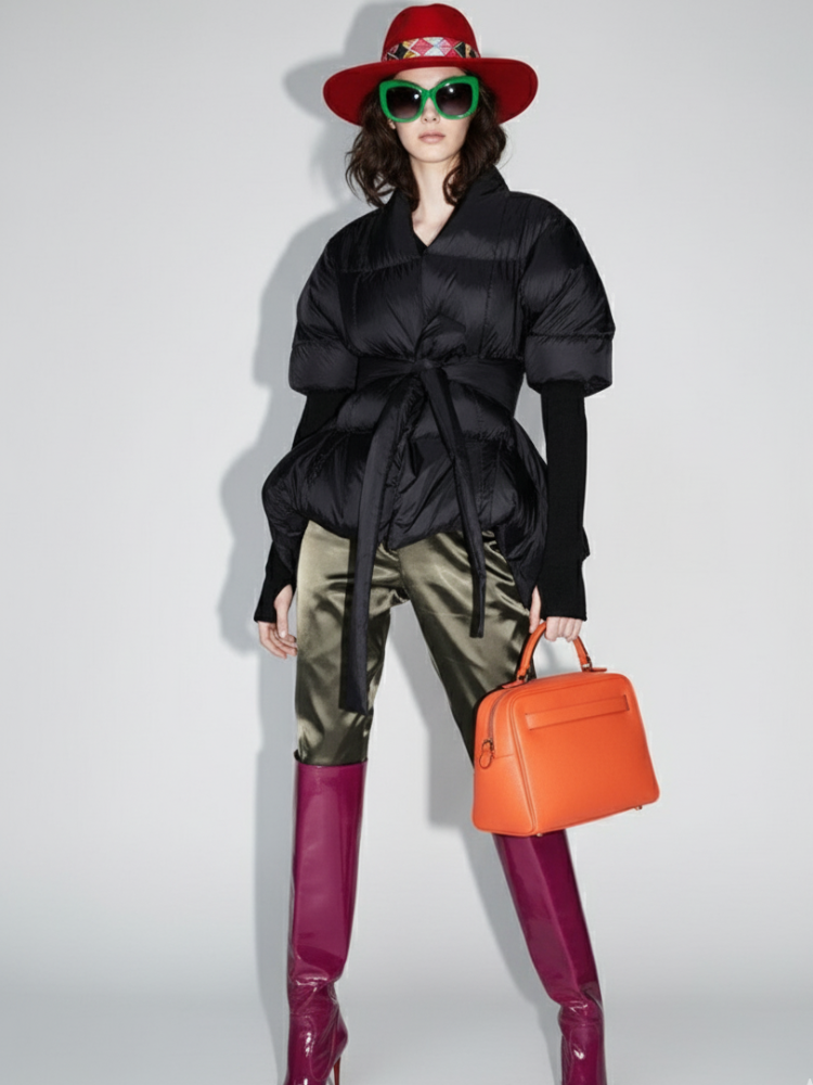  Tribeca Pleated Puffer Jacket BYMANYC ® New York  NYC Wholesale Boutique Inventory - No MOQ & Ready to Ship
