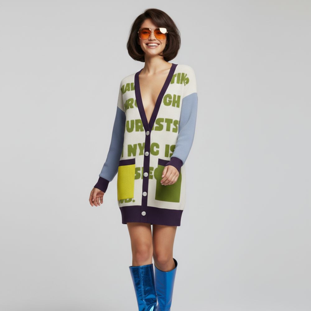  UNION SQUARE Long Cardigan Dress BYMANYC ® New York  NYC Wholesale Boutique Inventory - No MOQ & Ready to Ship