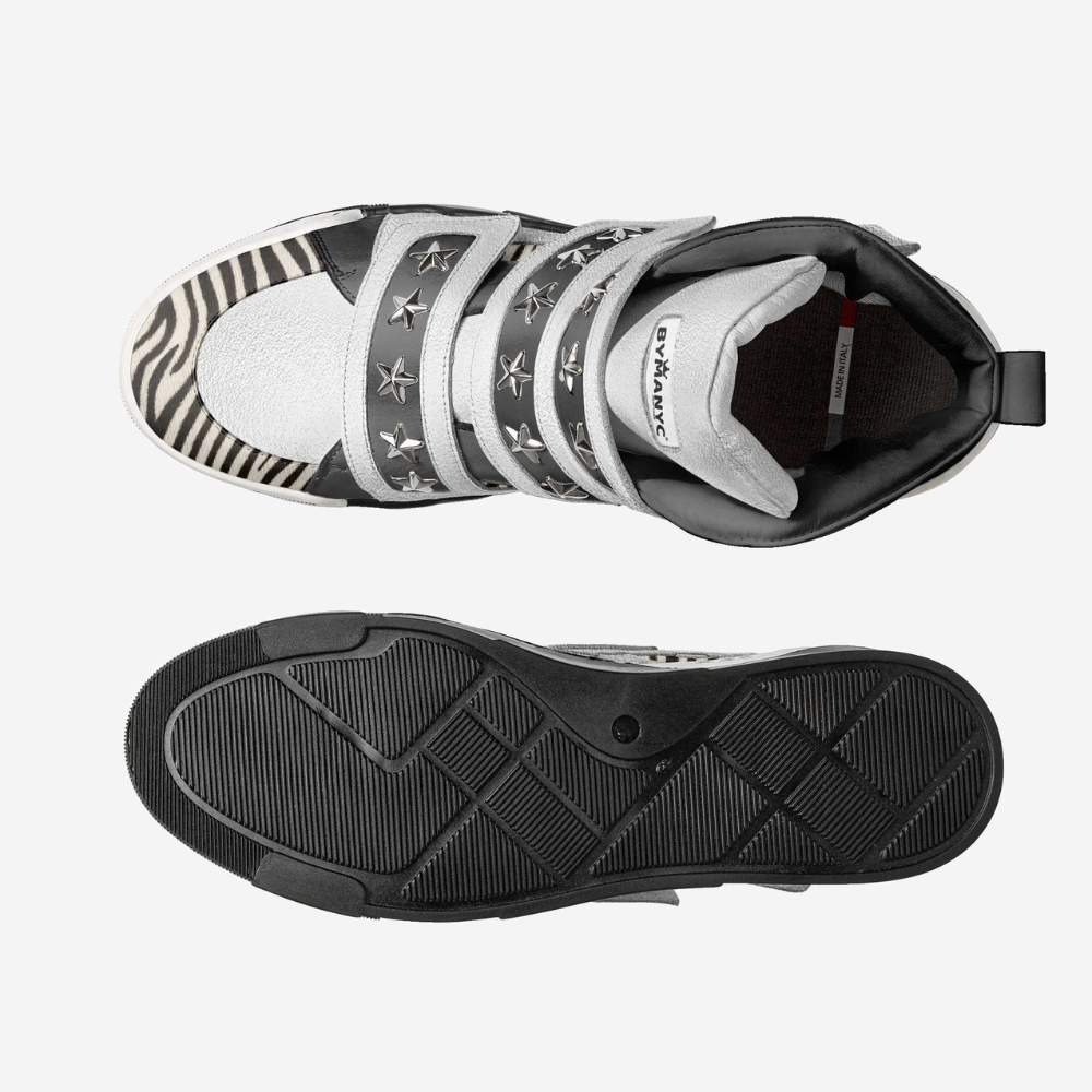  Unisex Limited Edition BROOKLYN WHITE High-Tops BYMANYC ® New York  NYC Wholesale Boutique Inventory - No MOQ & Ready to Ship