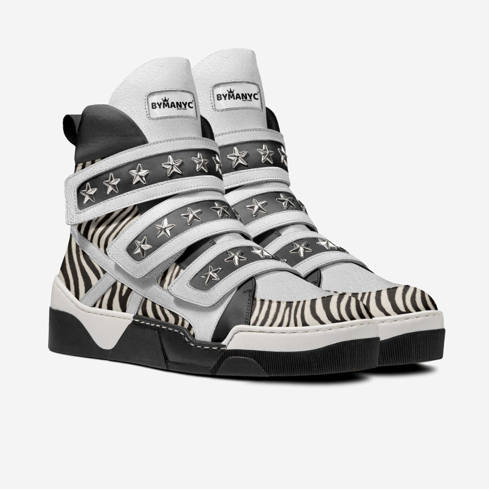  Unisex Limited Edition BROOKLYN WHITE High-Tops BYMANYC ® New York  NYC Wholesale Boutique Inventory - No MOQ & Ready to Ship