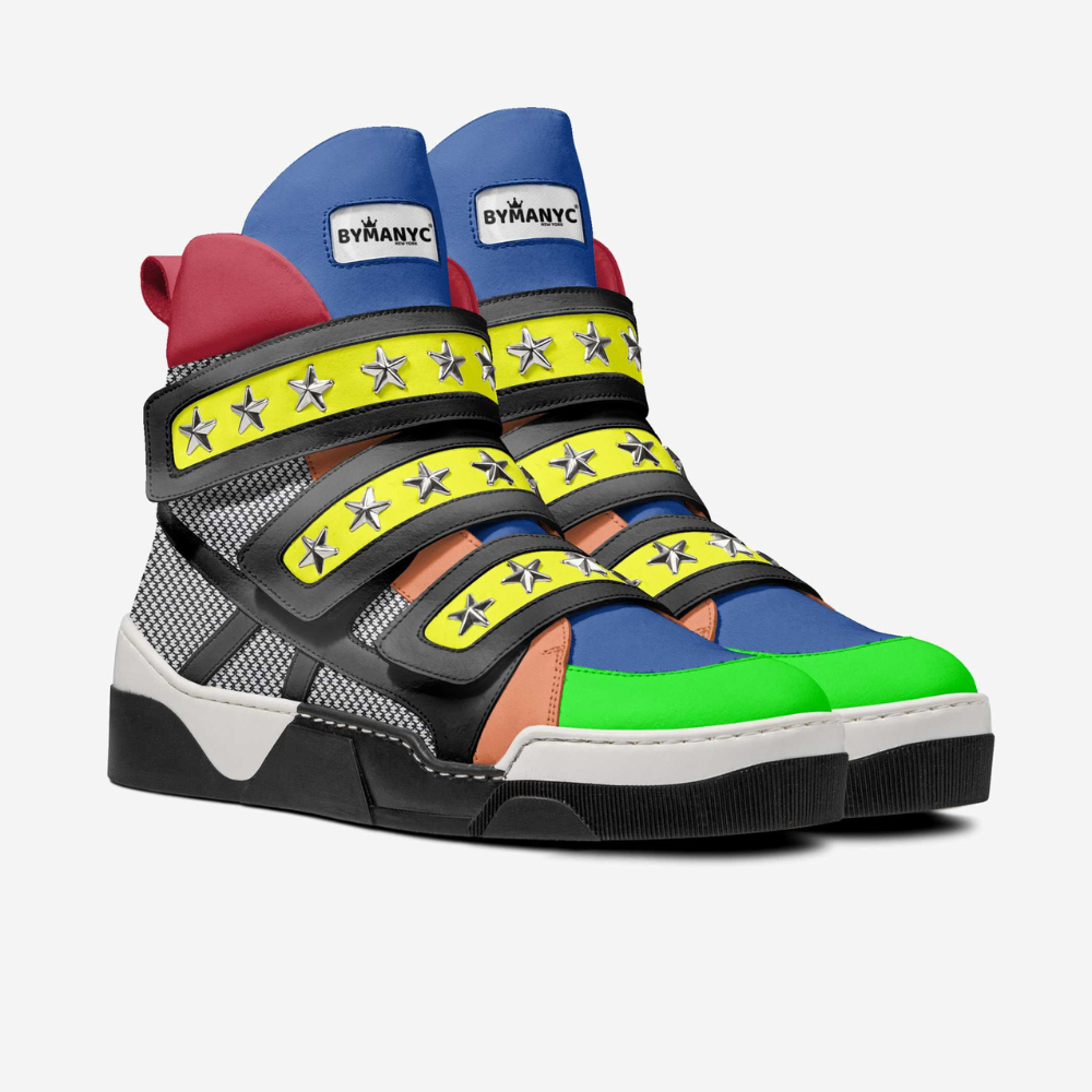 Unisex Limited Edition EAST VILLAGE MULTI High-Tops BYMANYC ® New York - BYMANYC ® New York  