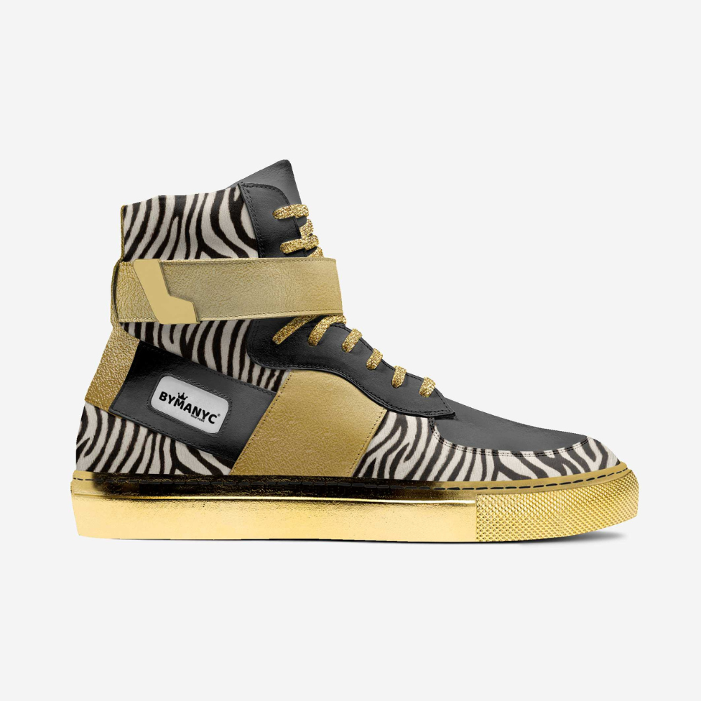Unisex Limited Edition UPPER EAST GOLD High-Tops BYMANYC ® New York - BYMANYC ® New York  