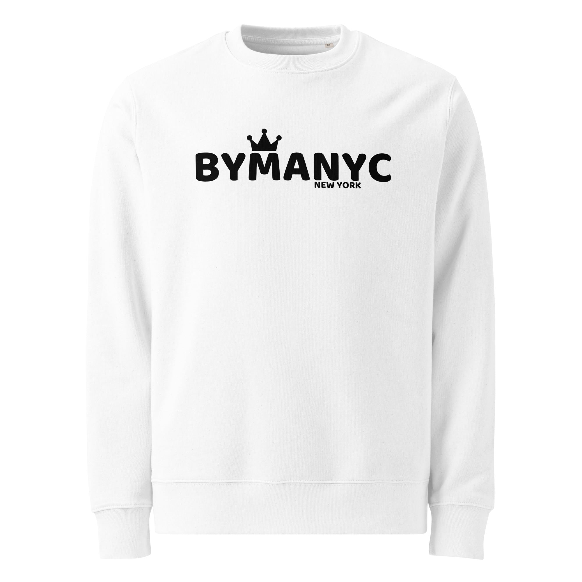 Unisex Organic Sweatshirt LOVE MANHATTAN – BYMANYC ® New York | Eco Urban Style - BYMANYC ® New York  