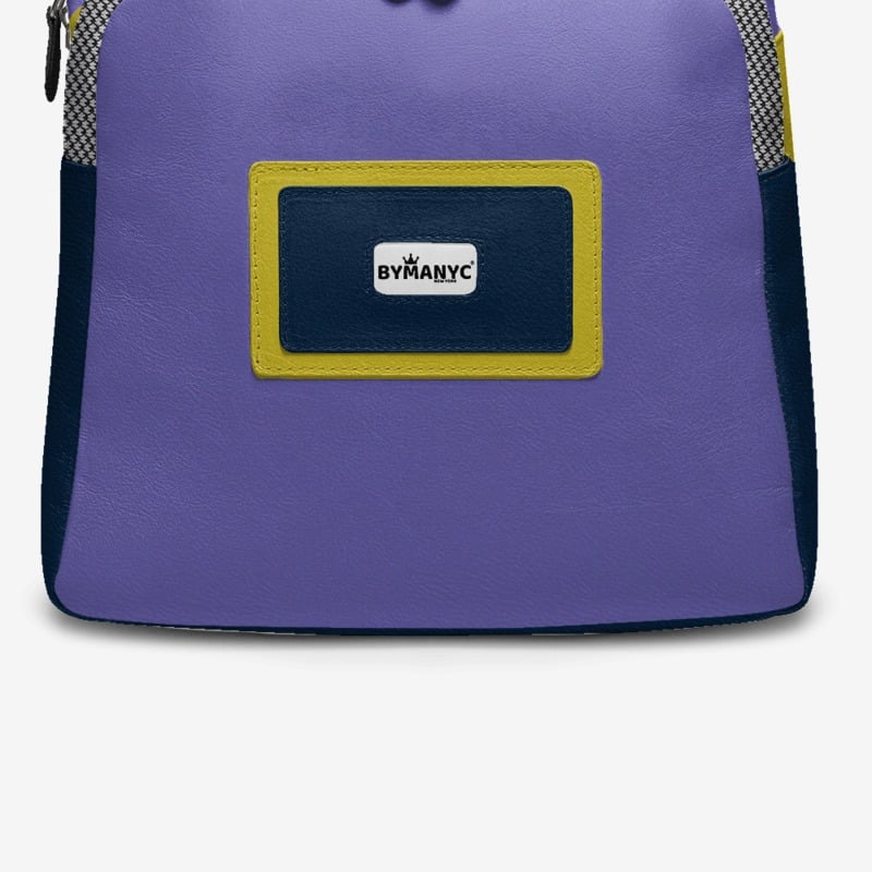 Urban Violet Vegan Backpack by BYMANYC ® New York – Made in Italy - BYMANYC ® New York  