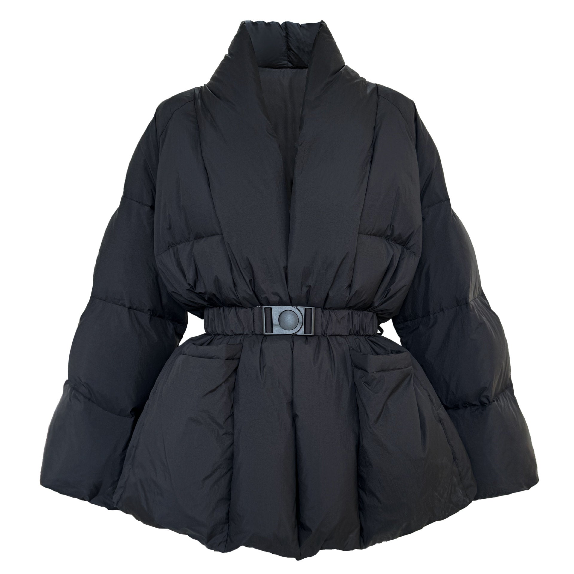 V-neck Puffer Jacket, Chinatown | Women - BYMANYC ® New York - BYMANYC ® New York  
