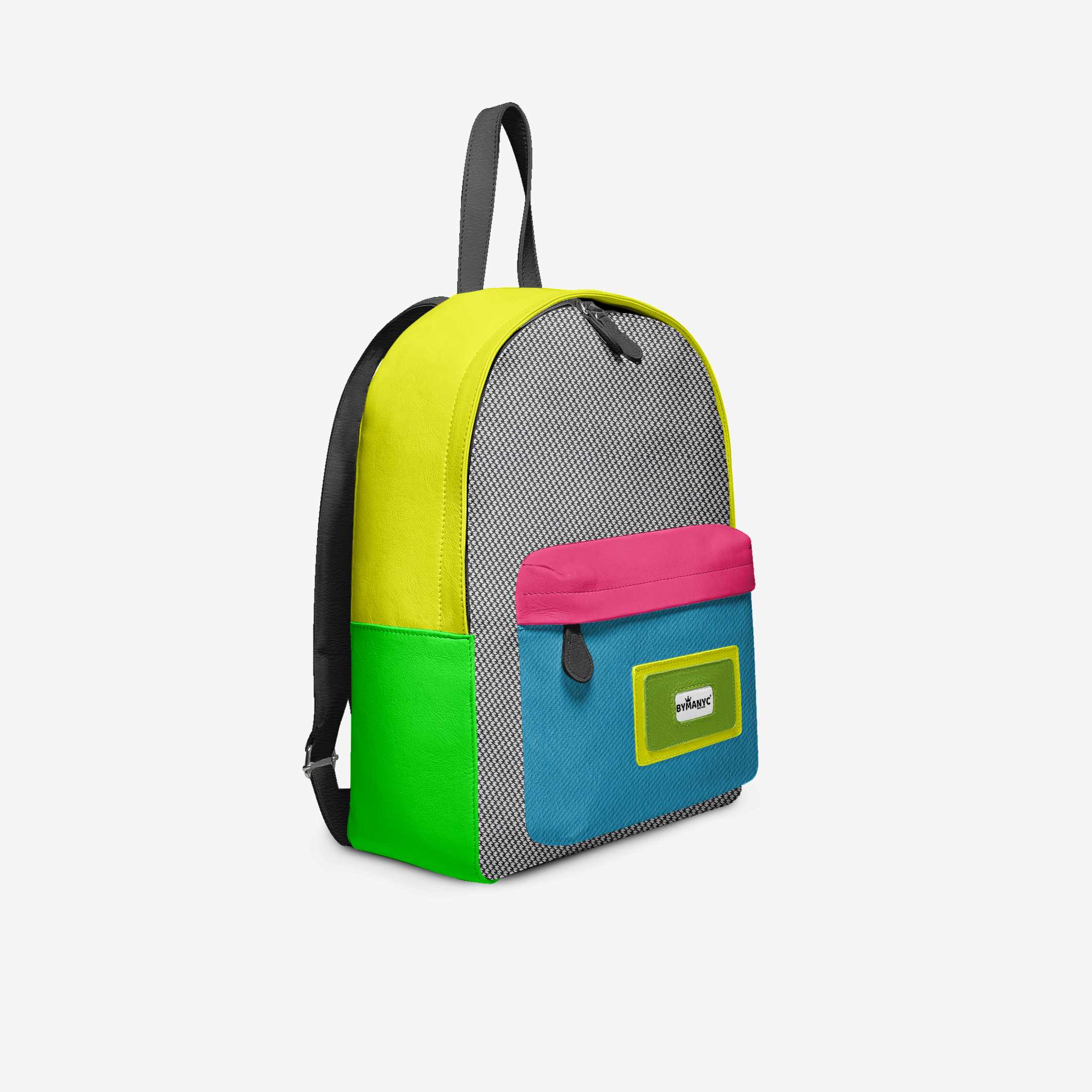 Vegan Backpack Brooklyn Pop by BYMANYC ® New York - Handmade Italy - BYMANYC ® New York  
