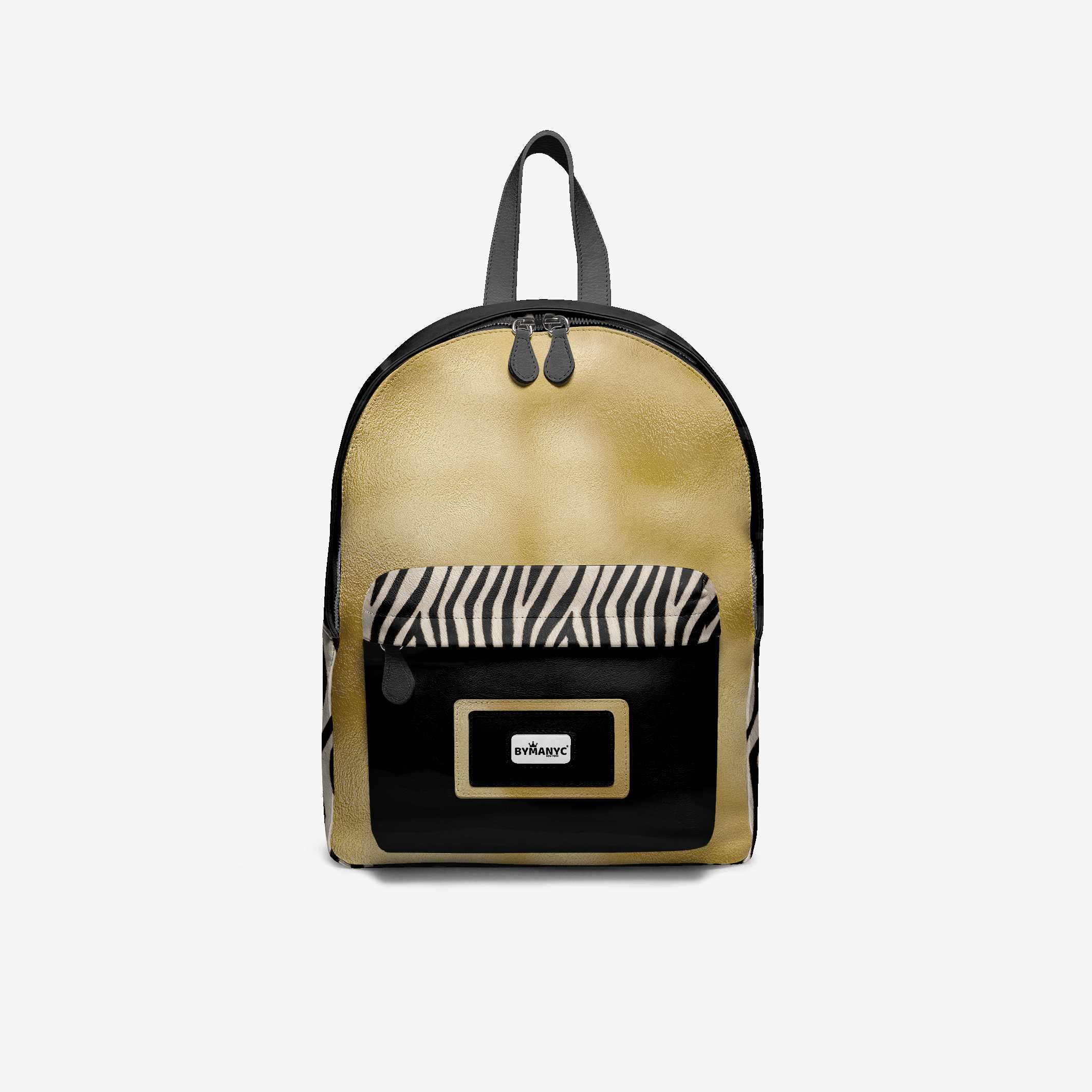  Vegan Backpack SoHo Gold by BYMANYC ® New York – Handmade Italy  NYC Wholesale Boutique Inventory - No MOQ & Ready to Ship